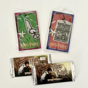 Harry Potter Sorcerer's Stone Movie Trading Cards + 2 Collectible Bookmarks 2001